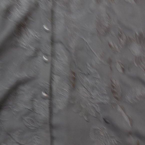 Dress button-down NWT fit & flare long sleeve bellow knee chiffon floral - Picture 2 of 9